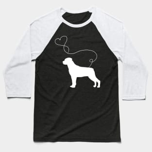 dog cute rottweilers heart Baseball T-Shirt